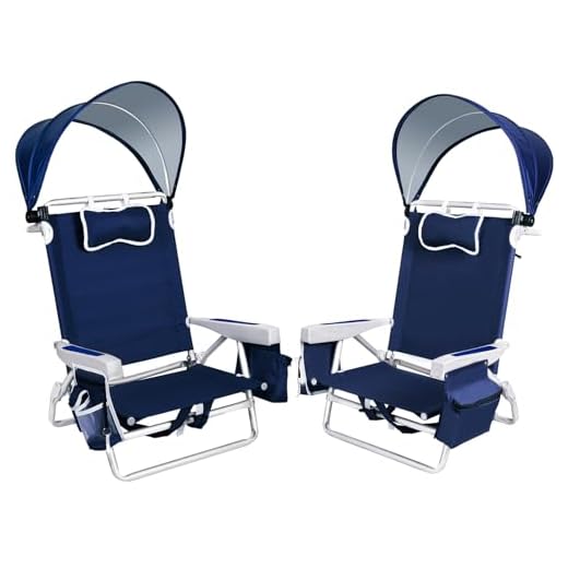 Kamglide Adjustable Beach Chair with Umbrella