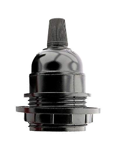 K M Electronics® Edison E27 ES Vintage Retro BAKELITE Pendant LAMP Light Bulb Holder Cord Grip