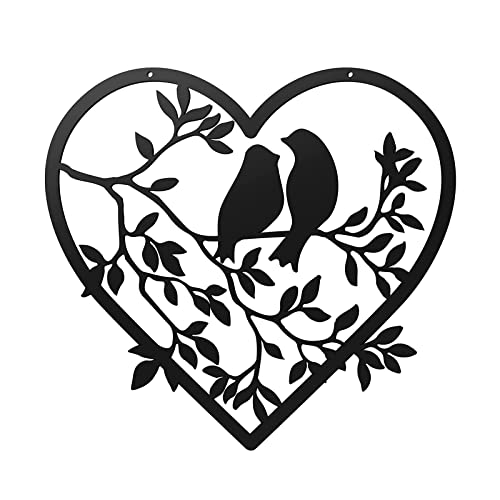 ANYURAN Sculptures murales de Silhouette d'oiseau Noir Cover