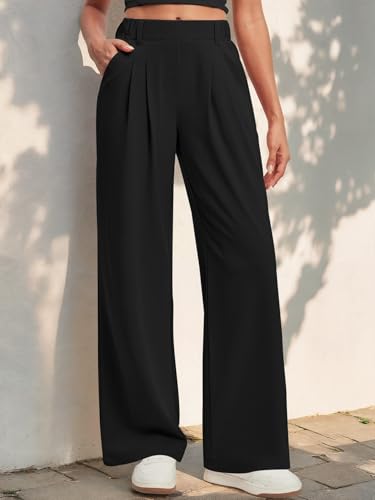 Descubre el confort de los pantalones palazzo. Su tejido elástico y corte ancho te ofrecen libertad total para moverte todo el día. Ideales para la oficina o el casual, con bolsillos funcionales y un estilo moderno que te encantará.