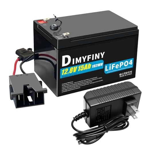 Upgraded 12 Volt Replacement Battery for Fisher-Price Power Wheels Ride-On Toy Cars | 12V15Ah LiFePO4 Battery with Fast Charger & 20A BMS, 2000+ Deep Cycle for Marine, Solar, Fish Finder, Camping
