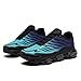 Men's Air Running Shoes Non Slip Workout Casual Sport Shoes for Men Basketball Sneakers Fashion Tennis Sport Fitness Cross Trainers Black/Cyan