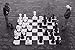 MegaChess Giant Oversized Premium Complete Set of Chess Pieces with 25 Inch Tall King - Black and White