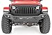Rough Country Full Width High Clearance Front Bumper for Jeep Gladiator JT, Wrangler JK/JL & Unlimited 4WD w/Skid Plate & LED Lights