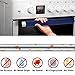 ZAWAGIIK 5Pcs Refrigerator Door Handle Cover Washable Kitchen Appliance Decor Handles Fridge Oven Microwave Dishwasher Antiskid Protector, Keep Off Fingerprints Food Stains
