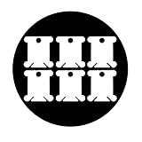 KEvision 120 pieces White Plastic Floss Bobbins Thread embroidery cross stitch Bobbins Card Thread Organizer