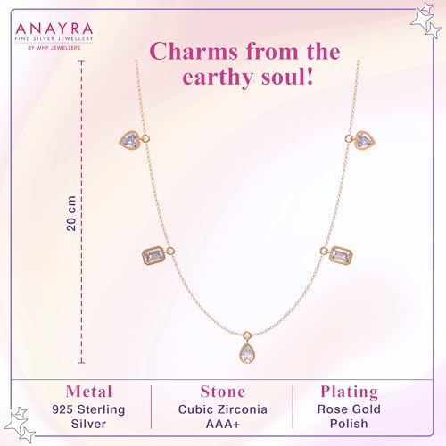 Image of 925 Sterling Silver Pendant Necklace for Women | Silver Locket with Chain | Daily Wear Jewellery | Minimalist Jewelry for Office & Casual Wear | Gift for Woman, Wife, Girlfriend, Mother, Sister | Anniversary, Birthday, Valentine's Day, Rakhi Gift