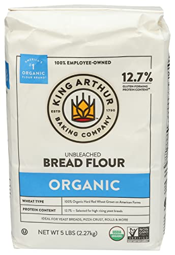King Arthur Organic Bread Flour - 5 Lb #TOP26