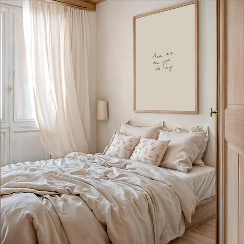 Inspirational Wall Art These Are the Good Old Days Wall Art Positive Affirmations Quotes Poster Modern Minimalist Quotes Artwork Painting Motivational Home Decor for Living Room Bedroom, Unframed — view 6