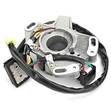 La bobine d'allumage est fabriquée à partir de matériaux de haute qualité, a une longue durée de vie, la bobine du stator du moteur d'allumage a une puissance élevée, une pression élevée, une étincelle stable et un accélérateur sensible,