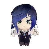 Genshin Impact Peluche Arataki itto Ganyu Morax Zhong Li Xiao Tartaglia Kaedehara Kazuha Gorou Hu Tao Doux poupée oreillers Enfants Cadeaux ( Couleur : Coffee )