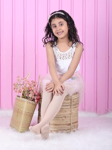 Image of NEXT2SKIN Kids Cotton Ultra Soft Stretchable Fit Ballet Tights Pantyhose Stockings (Assorted, 0-14 Years)