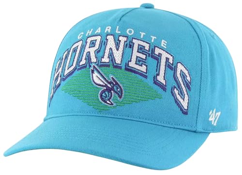 47 NBA Pomona Hitch Adjustable Hat (US, Alpha, One Size, Teal, Charlotte Hornets)