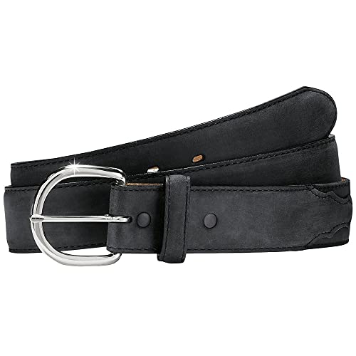 Silver Creek Classics Black Classic Western Belt (38)