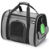 🐾【Tragbar und praktisch】Kein Ärger mehr, wenn Sie Ihr Haustier mitnehmen! Unsere Handtasche verfügt über ein tragbares und faltbares Design, das leicht zu verstauen und reisefreundlich ist. Ob Sie zum Tierarzt gehen oder neue Orte erkunden, der verstellbare Schultergurt ermöglicht das bequeme Tragen ohne Hände. Sie bietet zwei verschiedene Verwendungsmöglichkeiten für Ihre Bequemlichkeit.