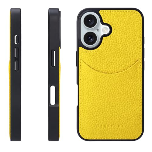 HANATORA iPhonep 16 P[X {v ϏՌ X}zP[X X}z R[hz_[ t VNJ[tU[ Mtg }OlbgȂ CG[ CPG-16-Yellow