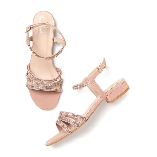 Image of Marc Loire Embellished Flat Fashion Sandals for Women