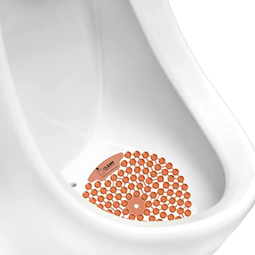 Urinal Screen Deodorizer (10 PACK), Good For 5,000 Flushes, Orange Citrus Scent