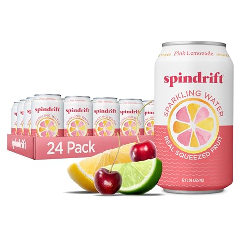 Image of Spindrift Pink Lemonade Can 12 Ounce (Pack of 24)