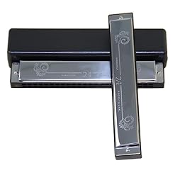 PacuM Harmonica par clé d’instrument 24 trous Accordé par octave Harmonica Harmonica Clé de C avec étui Harmonica - Les Beatles, Paul McCartney, John Lennon, RIngo Starr, George Harrison PacuM Harmonica par clé d'instrument 24 trous Accordé par octave Harmonica Harmonica Clé de C avec étui Harmonica – Image 2