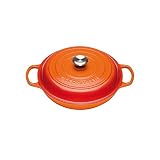 Le Creuset Enameled Cast-Iron 2-1/4-Quart Buffet Casserole, Flame
