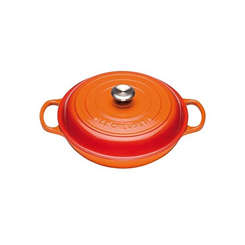 Le Creuset Enameled Cast-Iron 2-1/4-Quart Buffet Casserole, Flame #TOP12