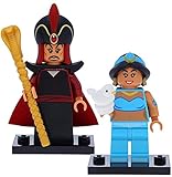  LEGO 71024 Disney Serie 2 Minifiguren: Dschafar / Jafar #11 und Jasmin / Jasmine #12 (Aladdin)