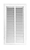 Venti Air 12' X 24' Steel Return Air Filter Grille - Removable Face/Door for 1 inch Filters - HVAC...