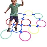 ❊【Regalo deportivo perfecto】Un regalo deportivo perfecto para Navidad, cumpleaños y otras fiestas para niños pequeños y preescolares. Hop Game puede traer mucha diversión.