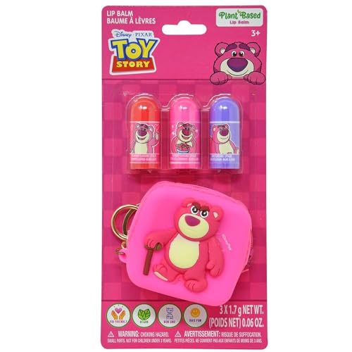 Toy Story Lotso lot 4 baumes à lèvres hydratants pochette fille