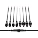 BTF-LIGHTING 5pairs 2 Core 2pin Black Plastics Waterproof IP65 led connctor for Strip Light Male Female 40cm/Pair Applicable 0.3mm² 15mm nut