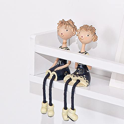 Image of WooDinto MDF Floating Wall Shelf | Bookshelf & Organizer for Living Room, Bedroom, Office (White, Floating Set of 3 - White - 18 Inch)