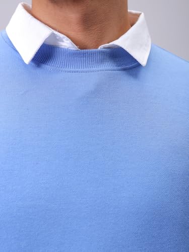 Image of The Indian Garage Co Men Oversized Solid Overhead Crewneck Sweatshirt