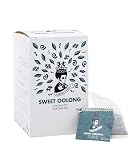 Afro Tea Sweet Oolong (Oolong Tee) Premium Tee in 15 Musselin-Teebeutel, je 1,5 Gramm, handgenäht. Erlesene Pflanzen bester Qualität - Schwarztee - niedriger Koffeingehalt