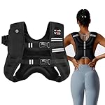 VBSD Weighted Vest Woman 6lb/8lb/12lb/16lb/20lb/25lb/30lb Weight Vest for Women Men Body Weight Vests for Walking Strength Training Running Workout Jogging Fitness