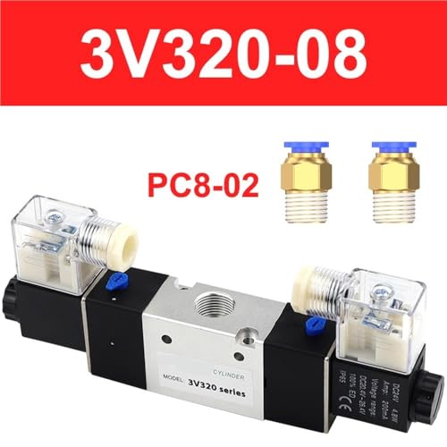 Électrovanne pneumatique 3 voies à commutation rapide et fiable AC110V