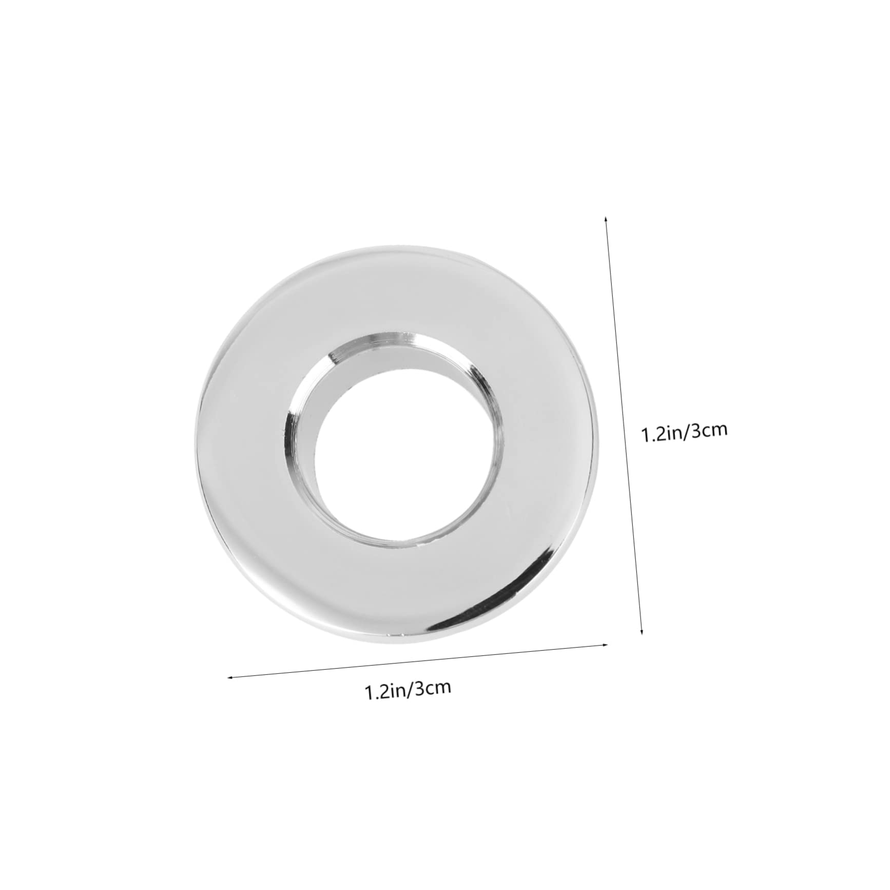DOITOOL 18 Piezas tapa rebosadero para lavabo accesorios baño baños complementos fregadero lavabo anillo desbordamiento cubierta decorativa lavabo cubierta desbordamiento
