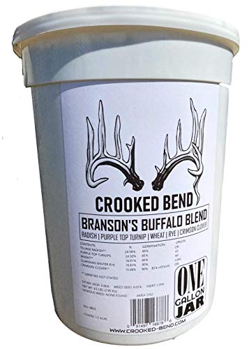 Branson's Buffalo Blend | 6.5lb Jug | Turnip Radish Clover Wheat Rye Mix