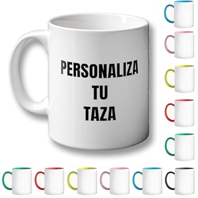 OOPS Taza mug personalizada con foto y/o texto | 100% Personalizable | 1, 2, 3 o 4 fotos | Regalo para Bodas, Cumpleaños, San Valentín y Recuerdos (Taza, 330ml) | Ya disponible en tu tienda friki favorita! En mundofriki.es!