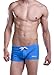 WUAMBO Men's Solid Swimming Shorts Fashion Swimwear,#1 Blue,US L/Asia XXL(Waist:35"-37")