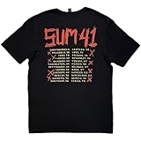 Sum 41   T shirt unisexe   Tour '24 Pt.2 Fuck Sum 41 (Noir) (imprimé dos), multicolore, XL