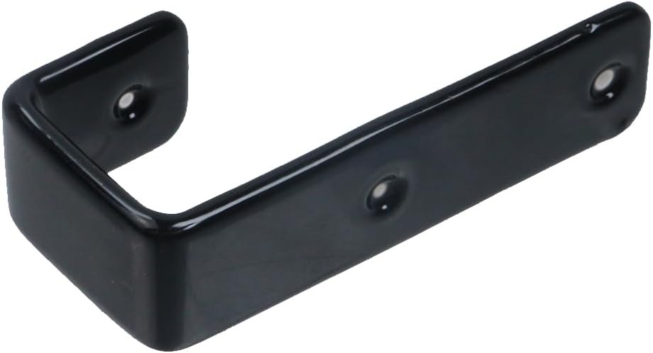 Coshar 12Pcs Heavy Duty Utility Hooks Black 1 Inch PVC Coated Metal Hardware Brackets Stainless Steel J Hook for Bed Decor, Garage Storage, Cable Tool Organization - 1 Inch Black