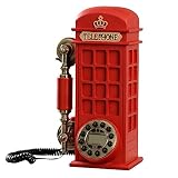 cabina telefonica londres tamaño real 4, La apariencia del producto es elegante y solemne, el proceso de producción está muy bien, la calidad del sonido es claro, y es compatible con varias líneas telefónicas.