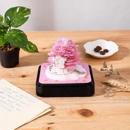 Notas adhesivas 3D para transformar escritorios aburridos con una escultura de papel 3