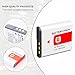 NP-BG1 NP-FG1 BG1 Battery 2-Pack with Charger Compatible for Sony Cyber-Shot DSC W130 W210 W220 W230 W275 W290 W300 H10 H50 H70 W290 HX7 HX10 HX30 WX10 H55 HX9 T20 3.7V 1800mAh