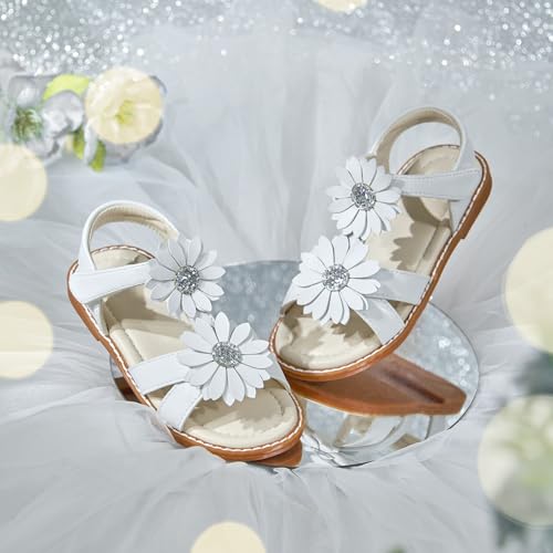 Image of ESTINE Girls Sandal Dress Shoe for Toddler /Little Kid Party School Shoe