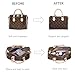 Lckaey Tote Bag Organizer Insert for Speedy 30 HandBag - Coffee