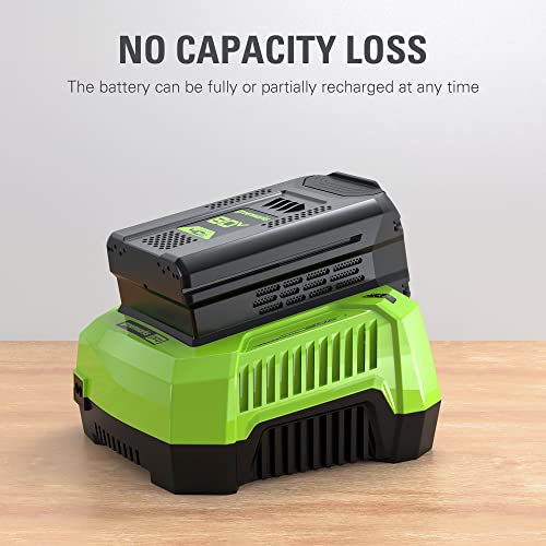 Image of Greenworks 80V 4.0Ah Lithium-Ion Battery (Genuine Greenworks Battery / 75+ Compatible Tools)