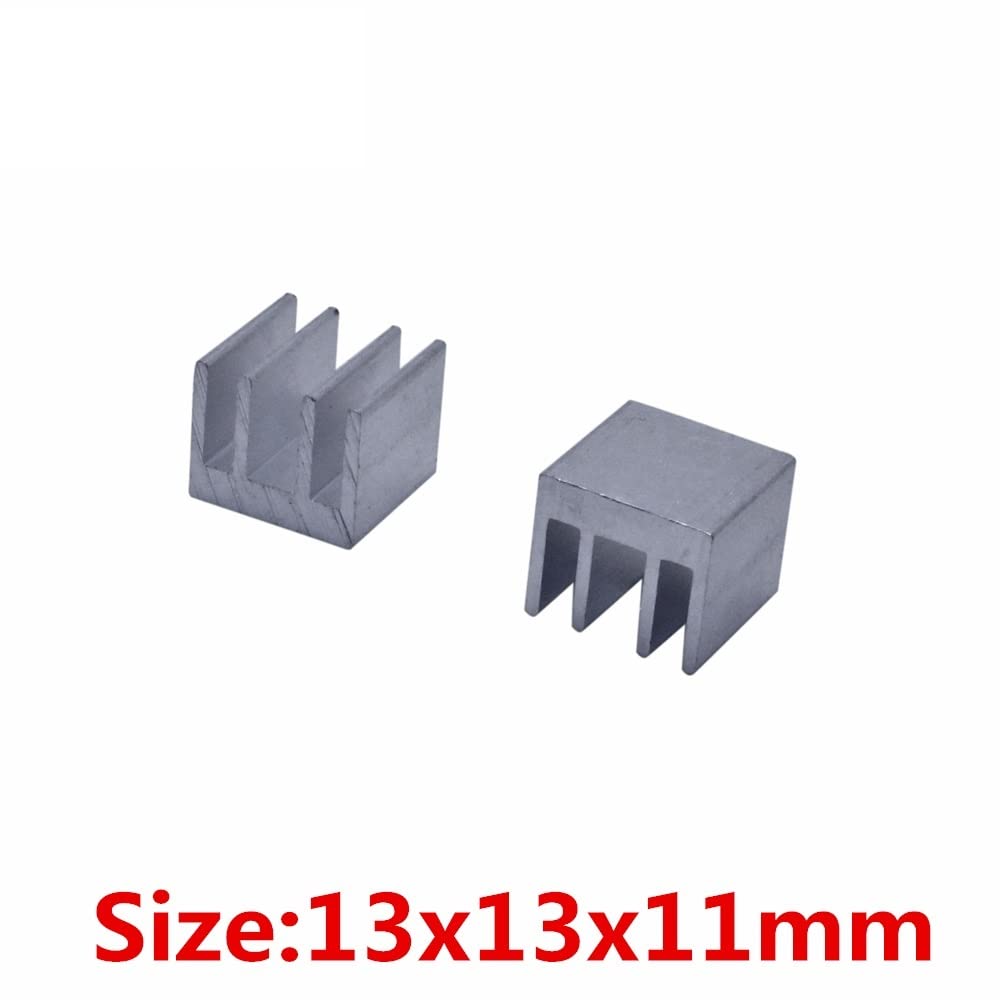 Dissipatore di calore fai da te 50 pz/lotto 13x13x11mm Dissipatore di Calore In Alluminio Radiatore Estruso for IC Chip RAM Raffreddamento del Raffreddamento