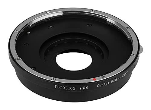 Image of Fotodiox Pro IRIS Lens Mount Adapter Compatible with Contax 645 Lenses to Canon EOS EF /EF-S Cameras